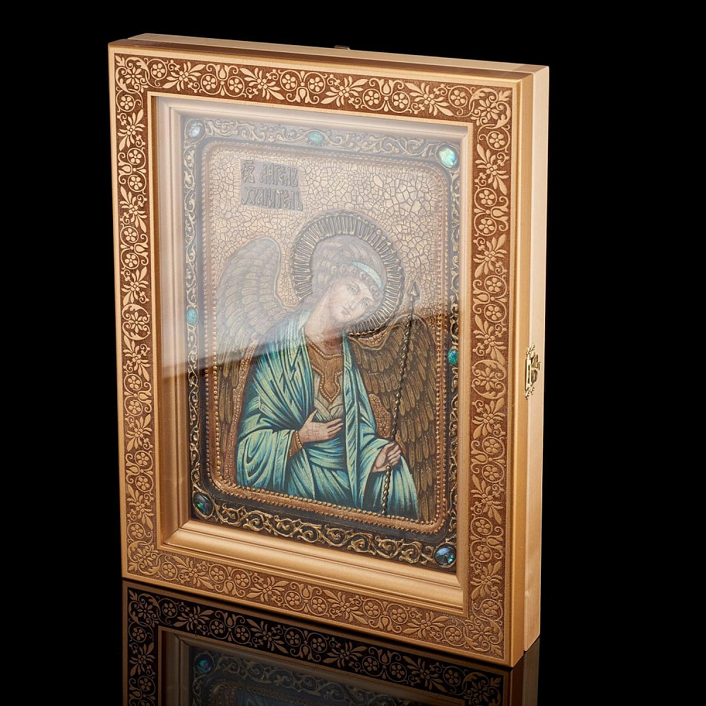 Икона живописная «Ангел-Хранитель» на кипарисе 21 х 29 см - интернет магазин Русь Велика я фото 7