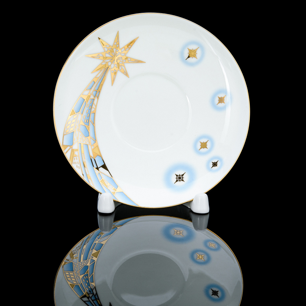 Кофейная пара 180 мл «Мечтай». Форма Ландыш. ИФЗ - интернет магазин Русь Велика я фото 3