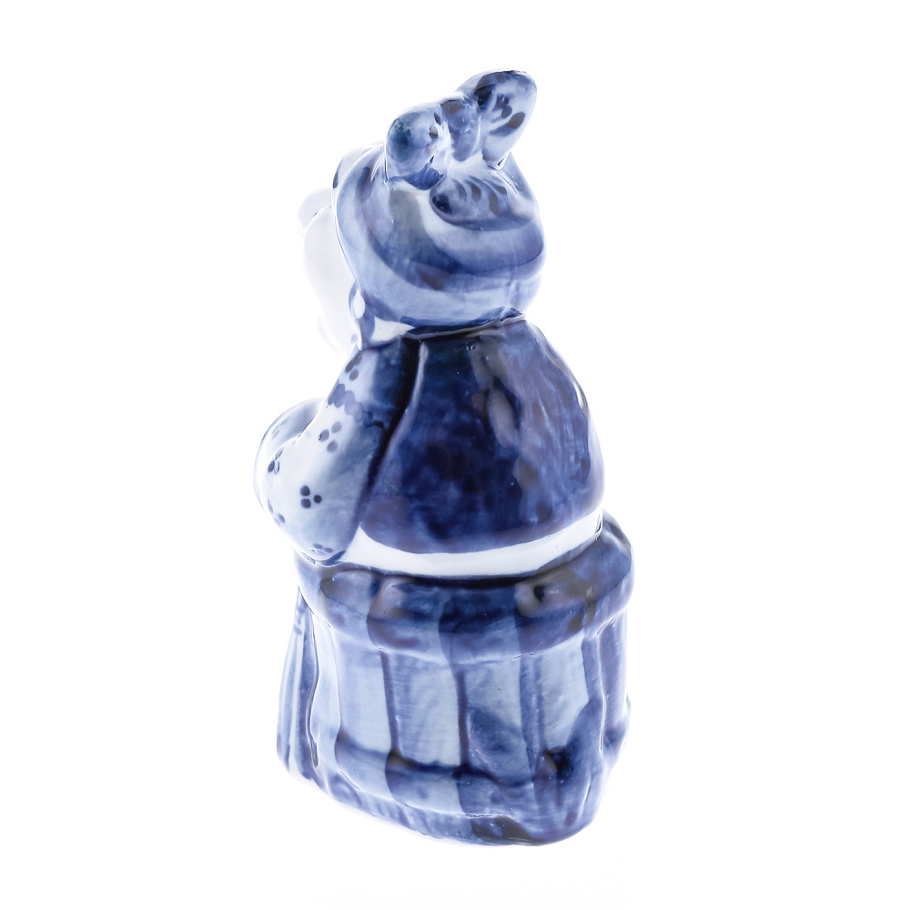 Статуэтка «Баба Яга». Гжель - интернет магазин Русь Велика я фото 3