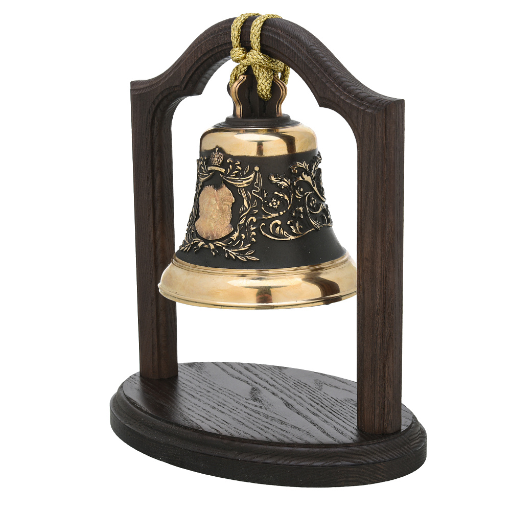 Колокольчик бронзовый «Романовы 400 лет» - интернет магазин Русь Велика я фото 1