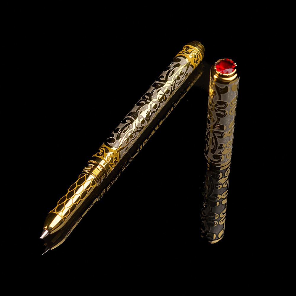 Ручка подарочная с фианитом. Златоуст - интернет магазин Русь Велика я фото 1