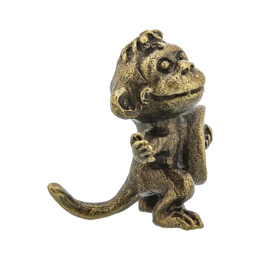 Бронзовая статуэтка «Обезьянка» - интернет магазин Русь Велика я фото 4