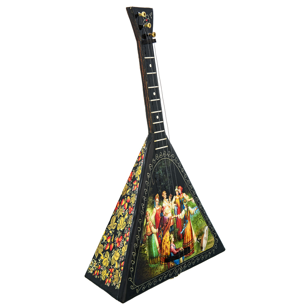 Балалайка сувенирная с росписью «Хоровод» - интернет магазин Русь Велика я фото 1