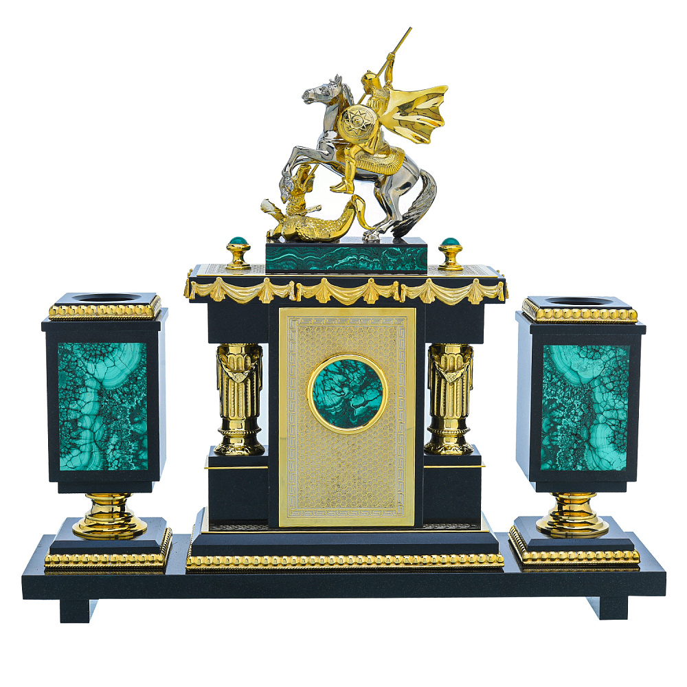 Настольный письменный набор «Георгий Победоносец» - интернет магазин Русь Велика я фото 7