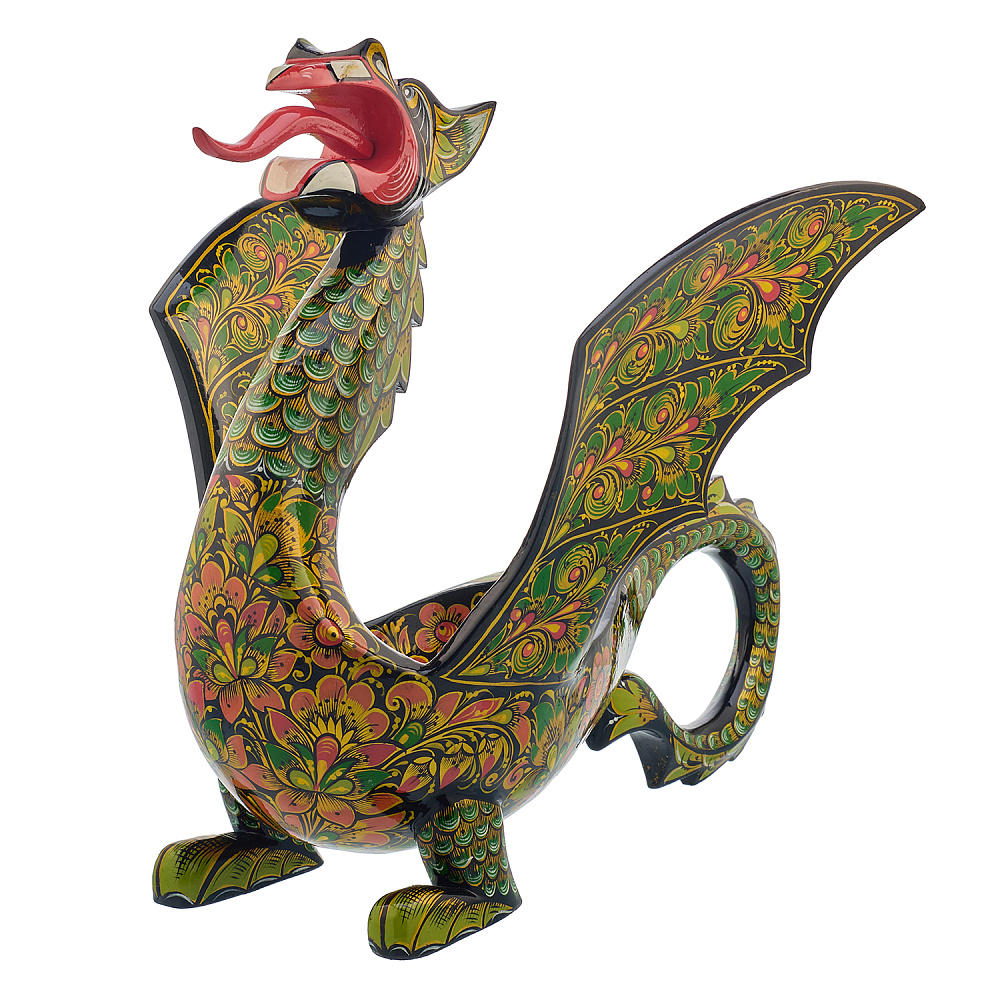 Братина «Дракон». Хохлома - интернет магазин Русь Велика я фото 2