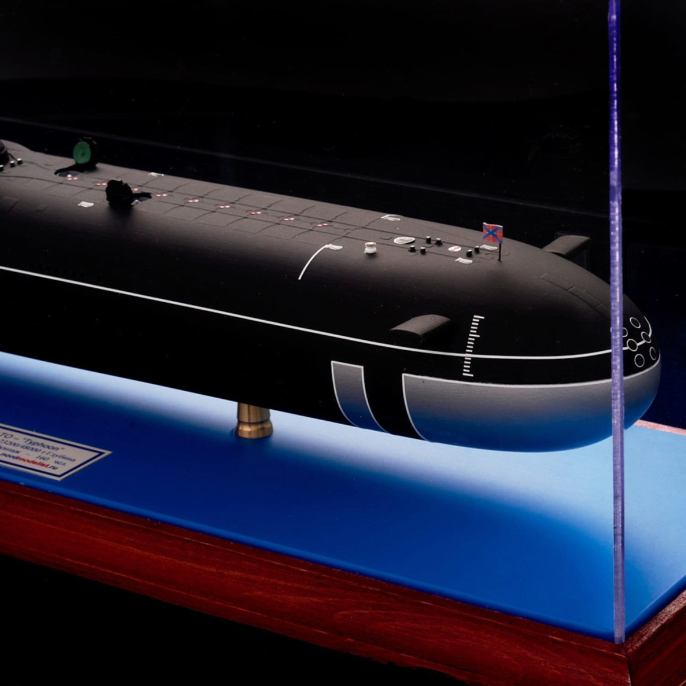 Макет подводной лодки «ПЛАРБ. Проект 941. Акула». Масштаб 1:400 - интернет магазин Русь Велика я фото 4