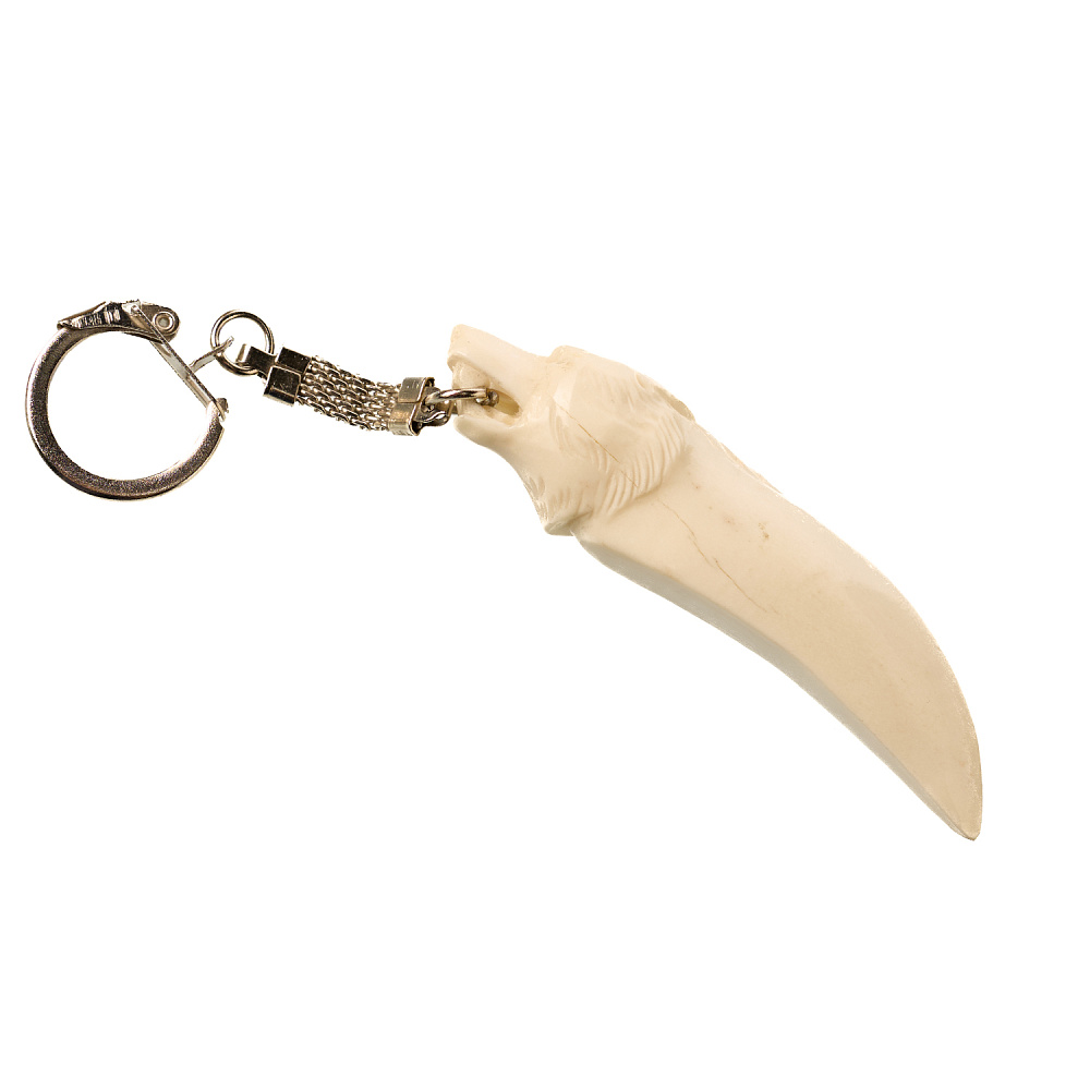 Брелок из кости «Волк» - интернет магазин Русь Велика я фото 1
