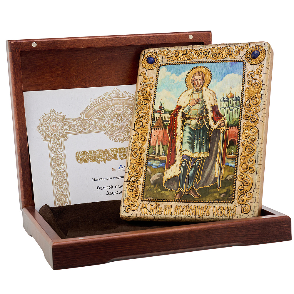 Икона «Александр Невский» 20х15 см - интернет магазин Русь Велика я фото 1
