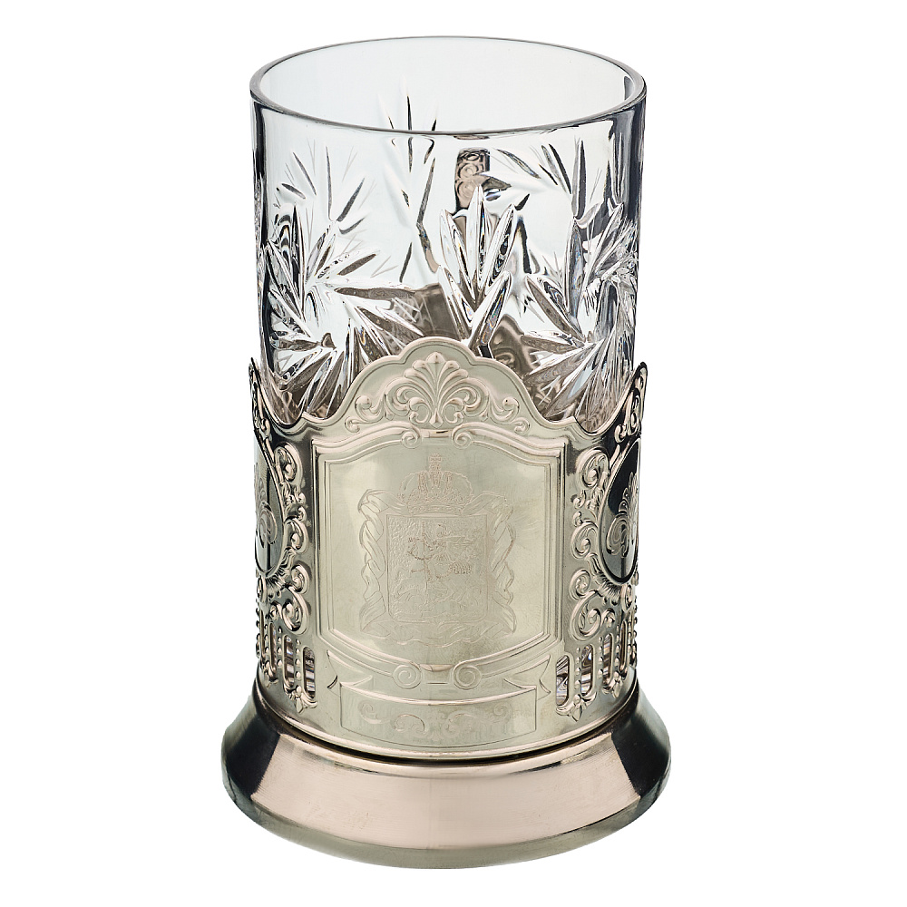 Подстаканник с серебрением «Герб Московской области». Златоуст - интернет магазин Русь Велика я фото 2