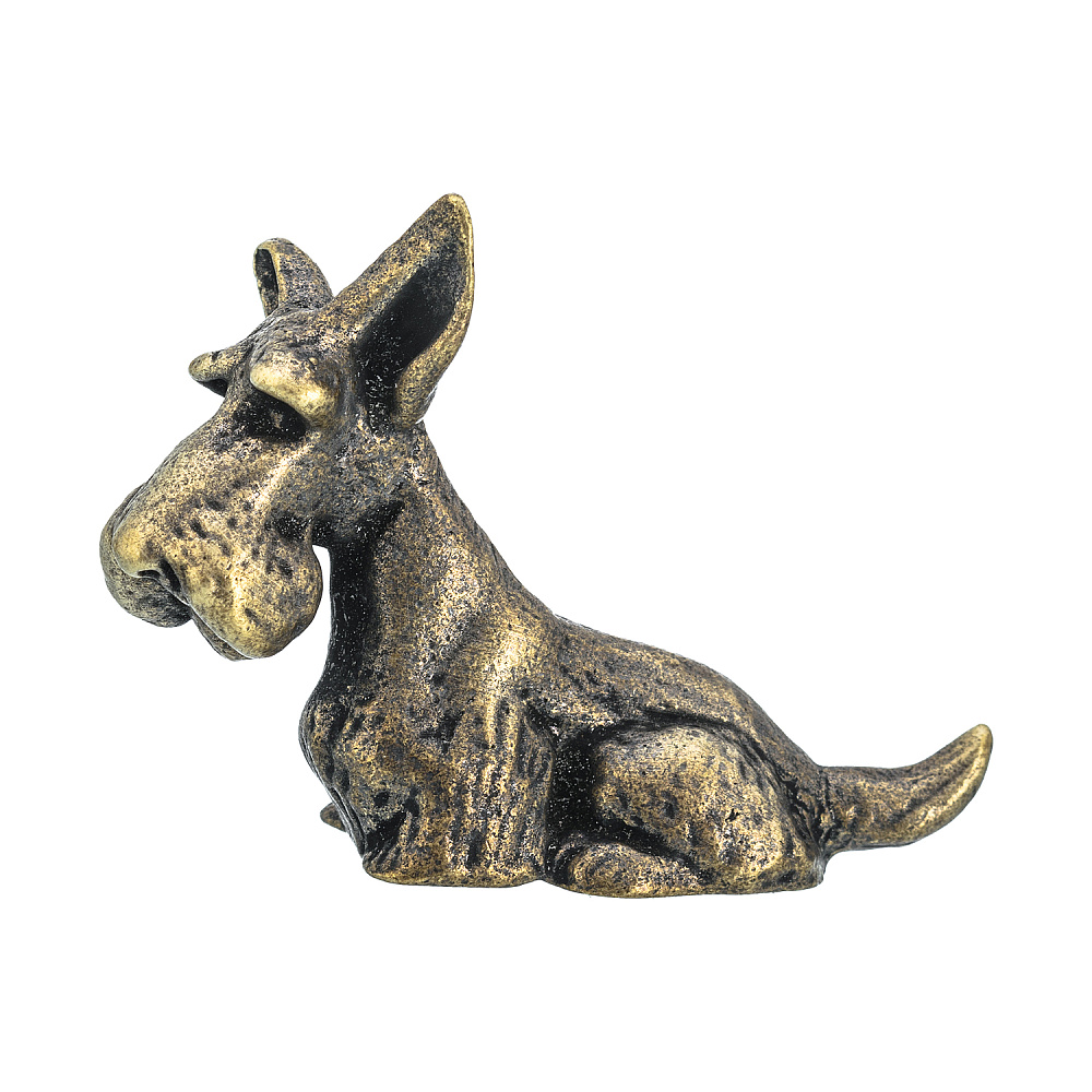 Бронзовая статуэтка «Собака Скотч-терьер» - интернет магазин Русь Велика я фото 2