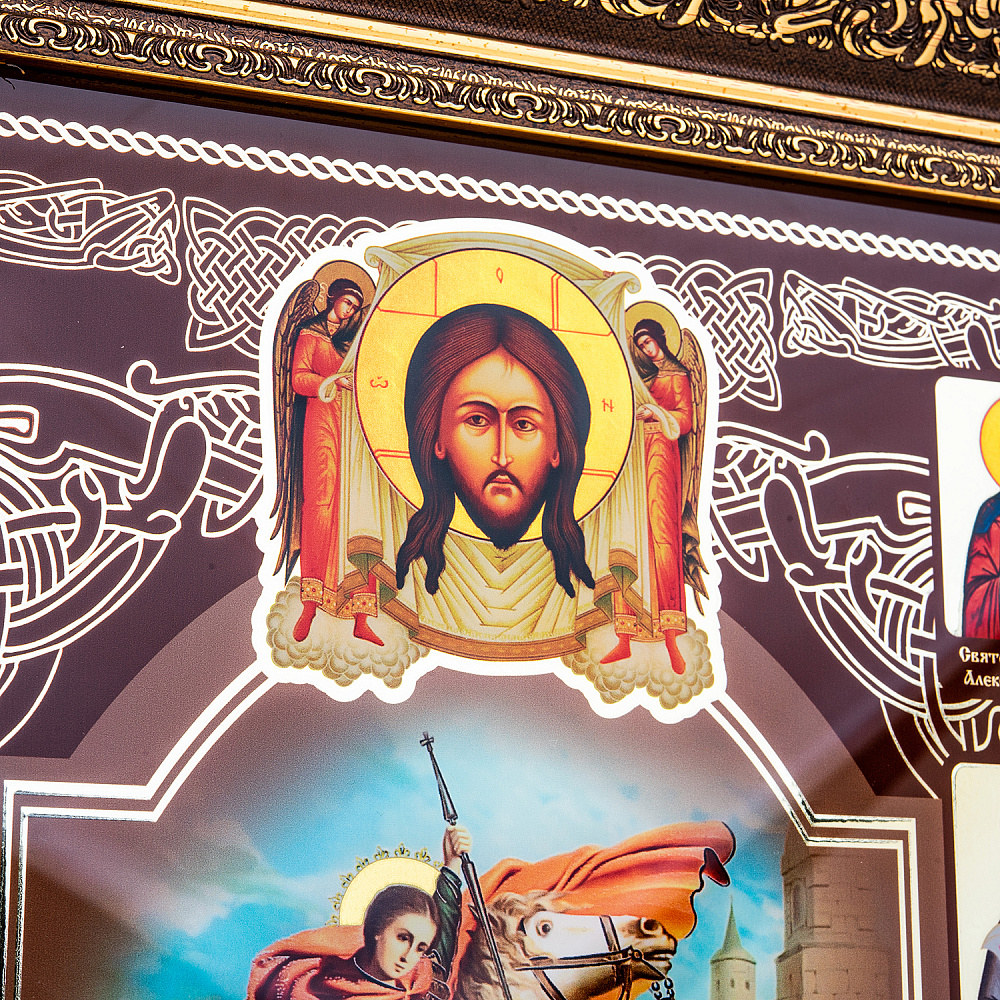 Панно «Святые воины» 37х47 см - интернет магазин Русь Велика я фото 2