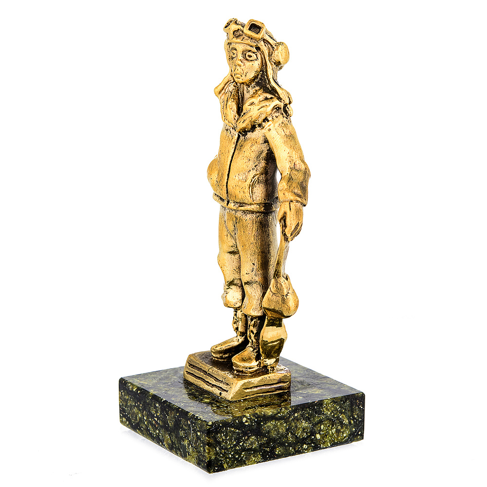 Бронзовая статуэтка «Авиатор» - интернет магазин Русь Велика я фото 1