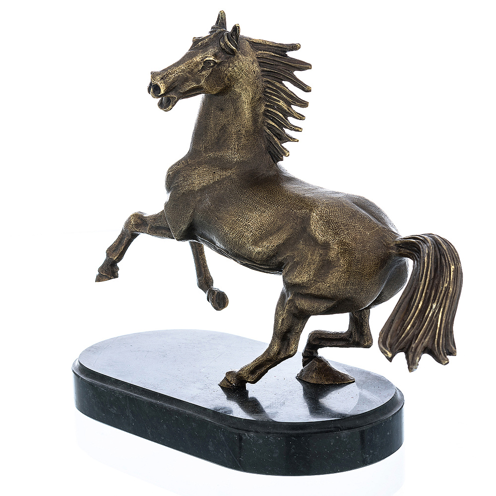 Бронзовая скульптура «Вздыбленный конь» - интернет магазин Русь Велика я фото 2