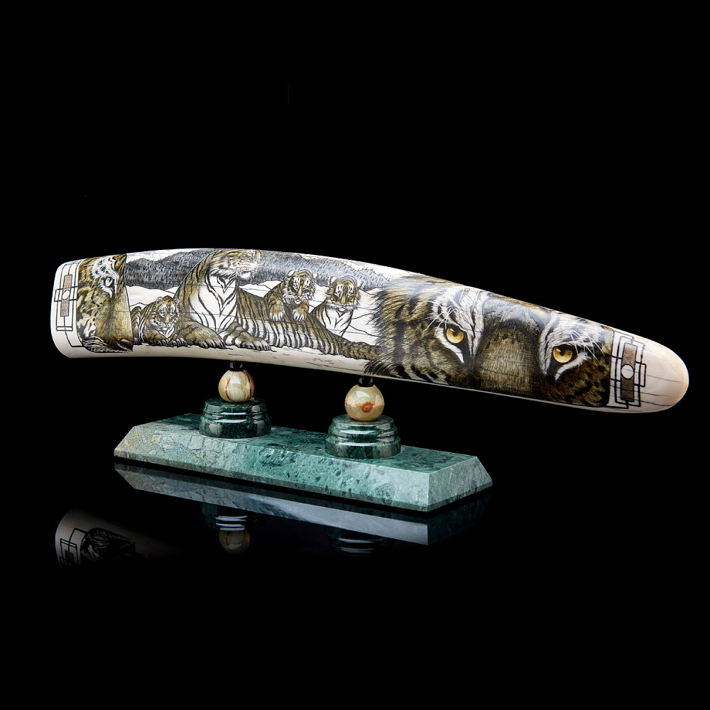 Композиция из кости «Тигры» - интернет магазин Русь Велика я фото 6