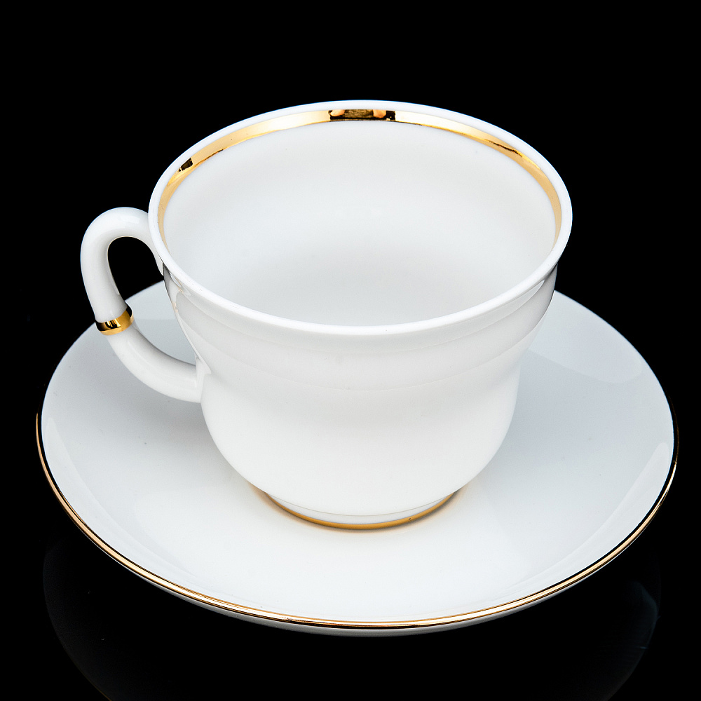 Чайная пара 260 мл «Белоснежка». Форма Сударыня. ИФЗ - интернет магазин Русь Велика я фото 1