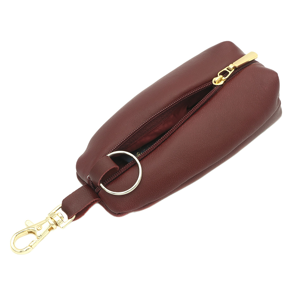 Ключница «Цветы». Бордовая с вышивкой - интернет магазин Русь Велика я фото 3