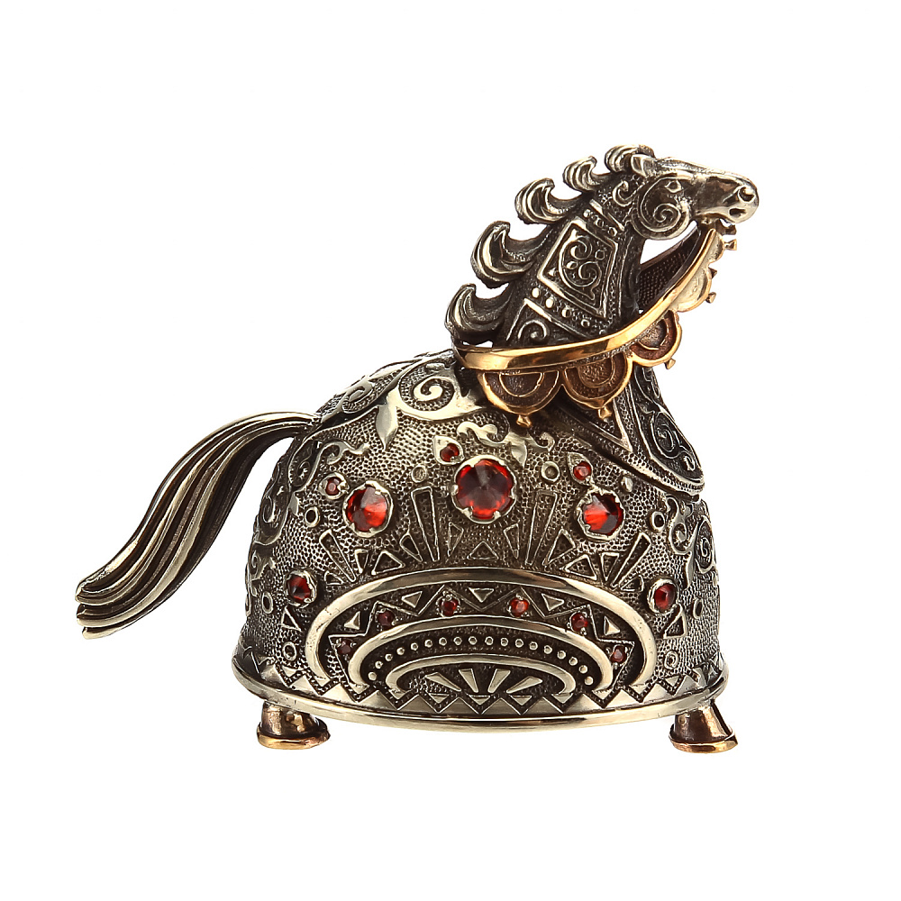 Бронзовый колокольчик «Конь-Огонь» - интернет магазин Русь Велика я 