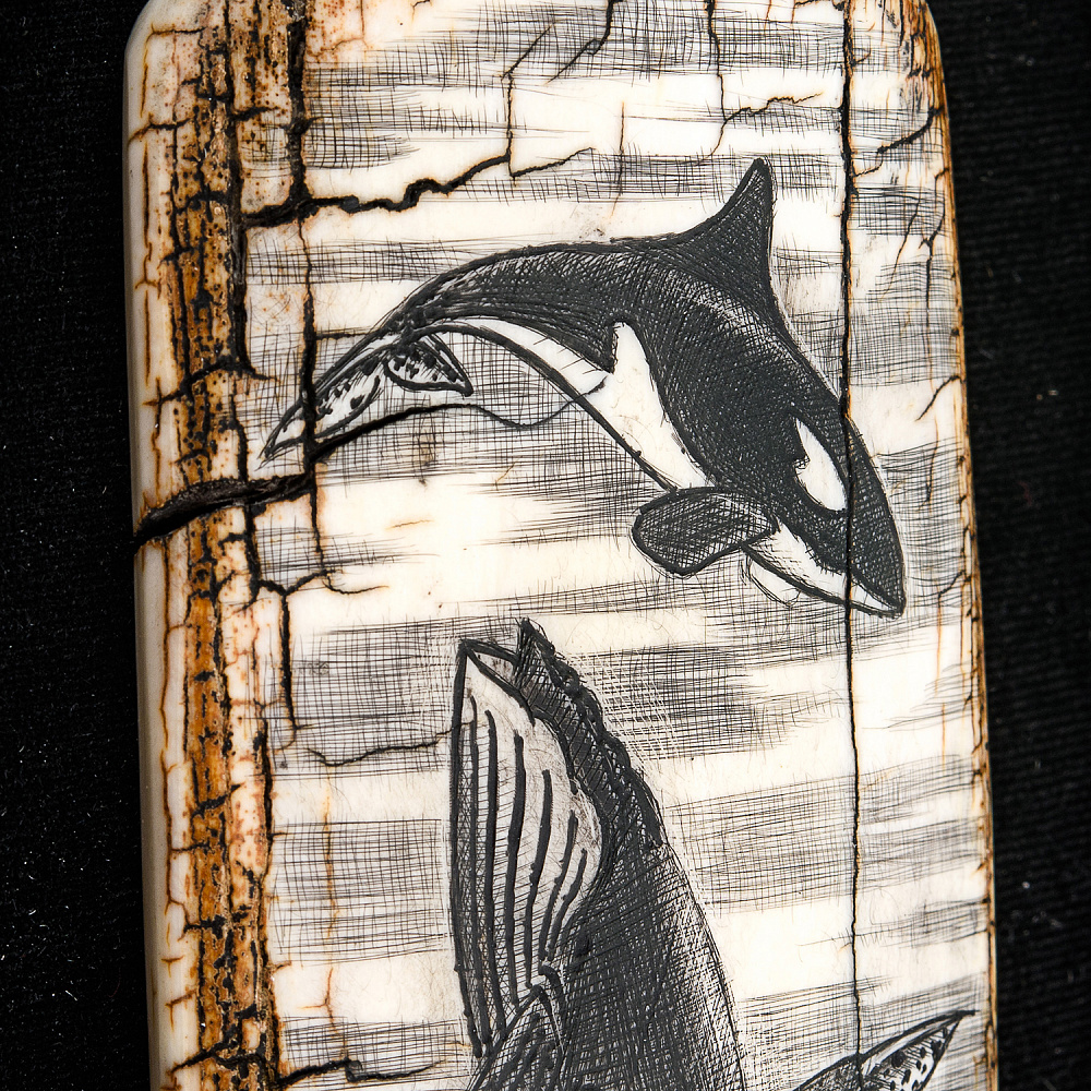 Панно из кости «Подводный мир» 25 х 34 см - интернет магазин Русь Велика я фото 1