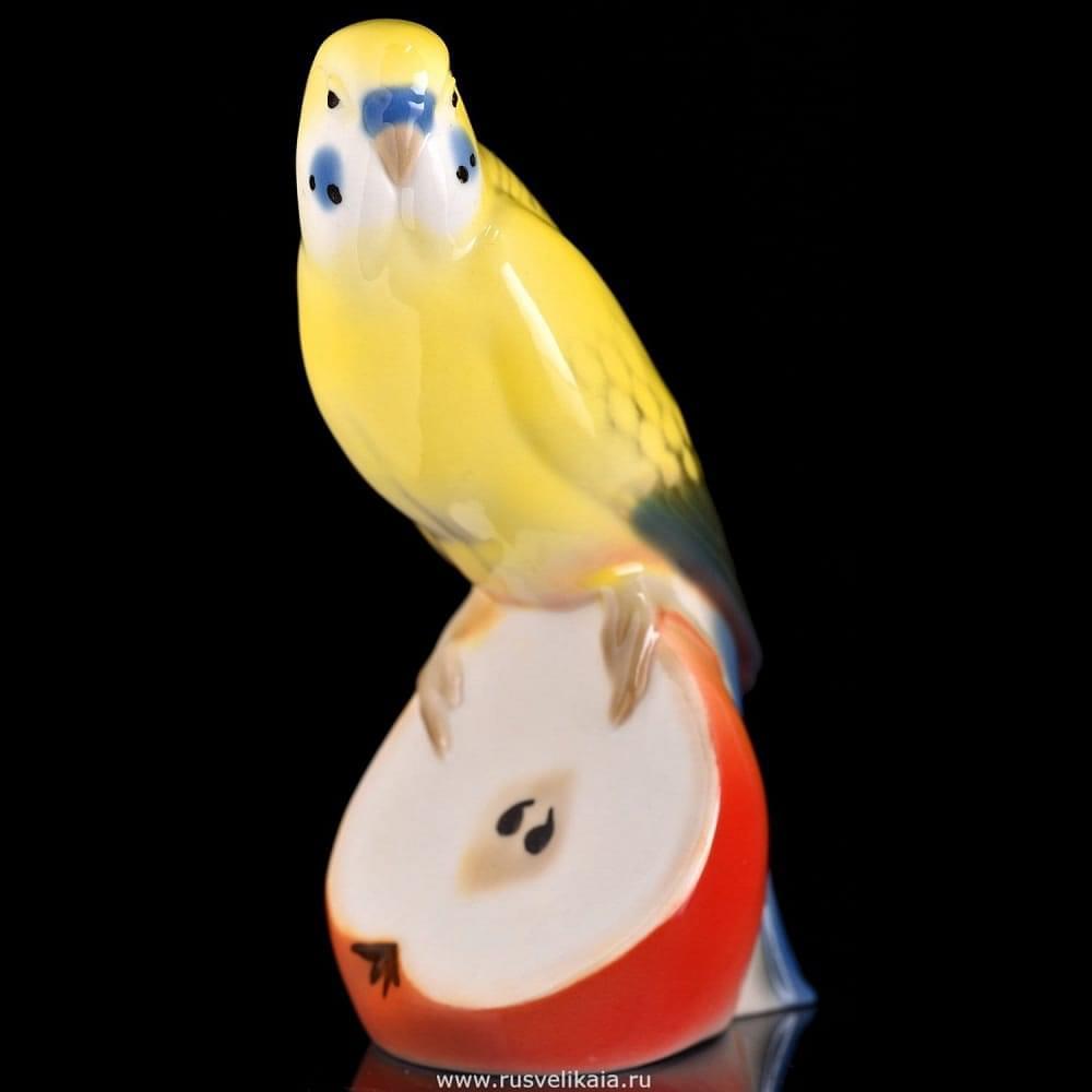 Статуэтка «Волнистый попугайчик Яшка». ИФЗ - интернет магазин Русь Велика я 