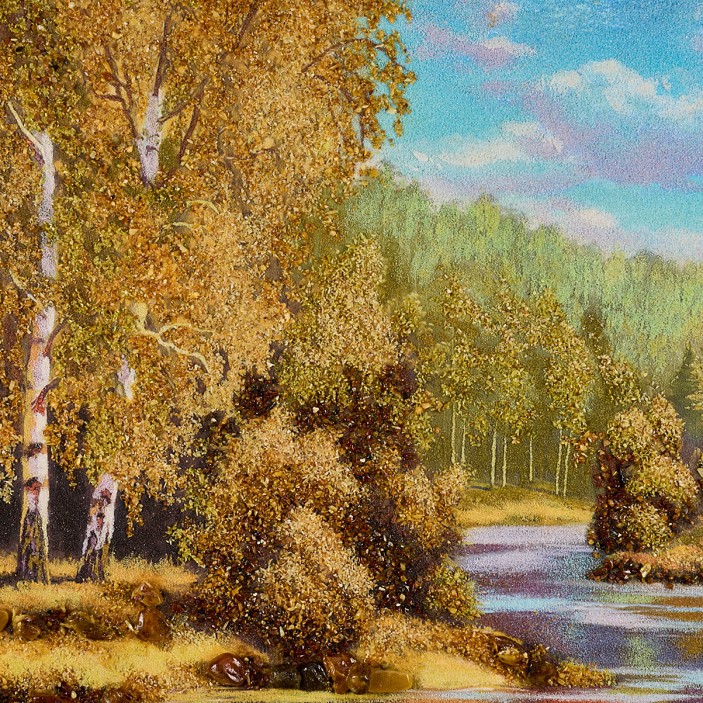 Картина янтарная «Полдень» 60х80 см - интернет магазин Русь Велика я фото 2