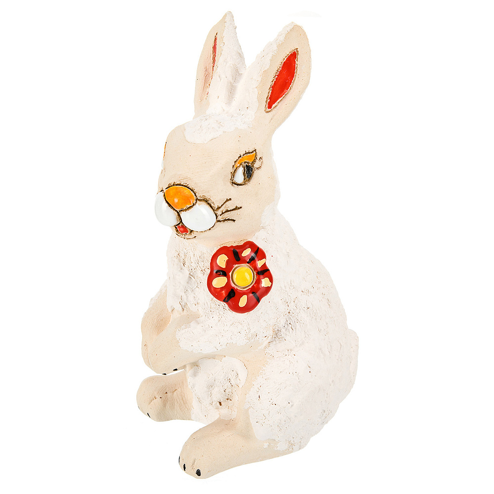 Статуэтка «Кролик с цветком» - интернет магазин Русь Велика я 