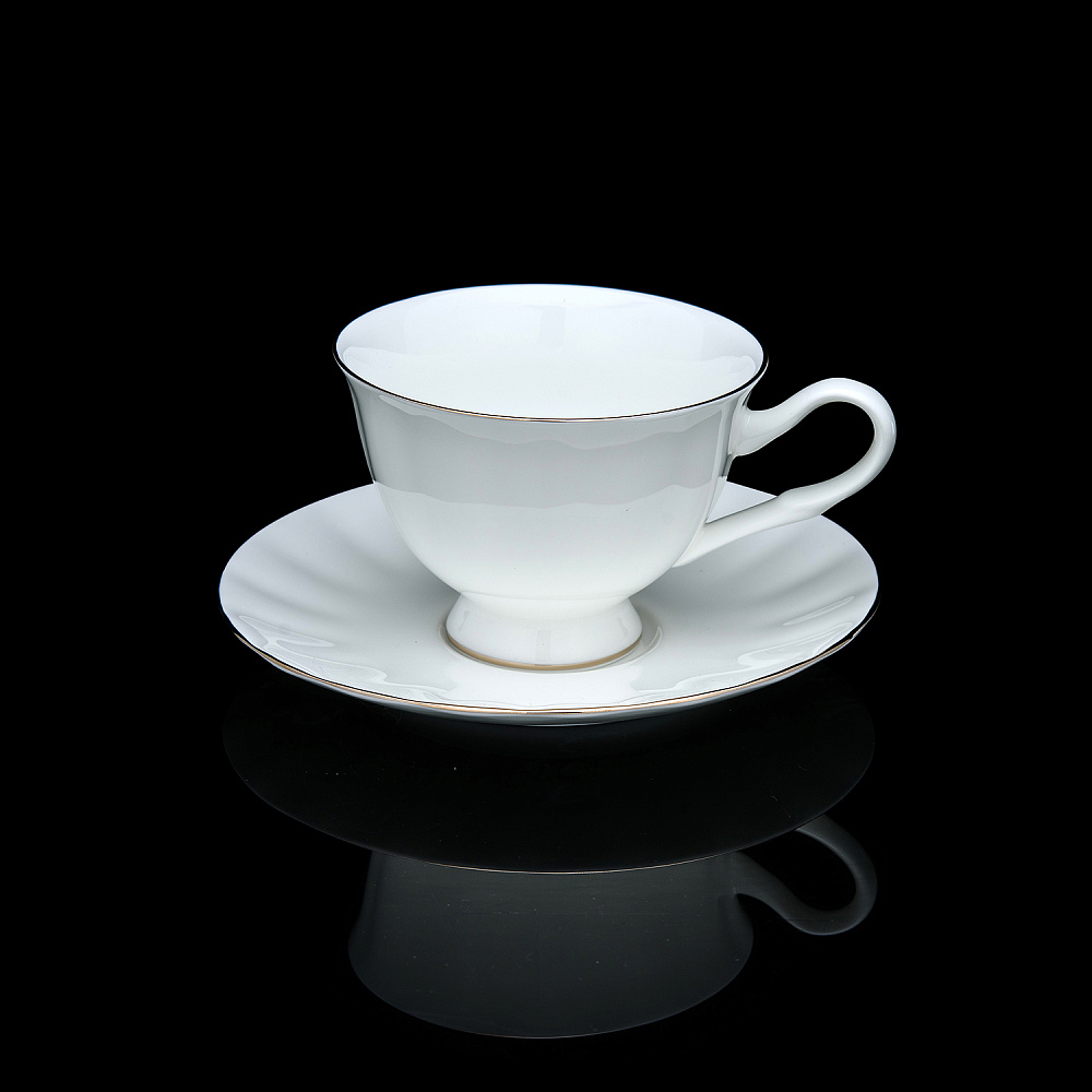 Чайный сервиз на 6 персон «Платиновая лента». Форма Нега. ИФЗ - интернет магазин Русь Велика я фото 3