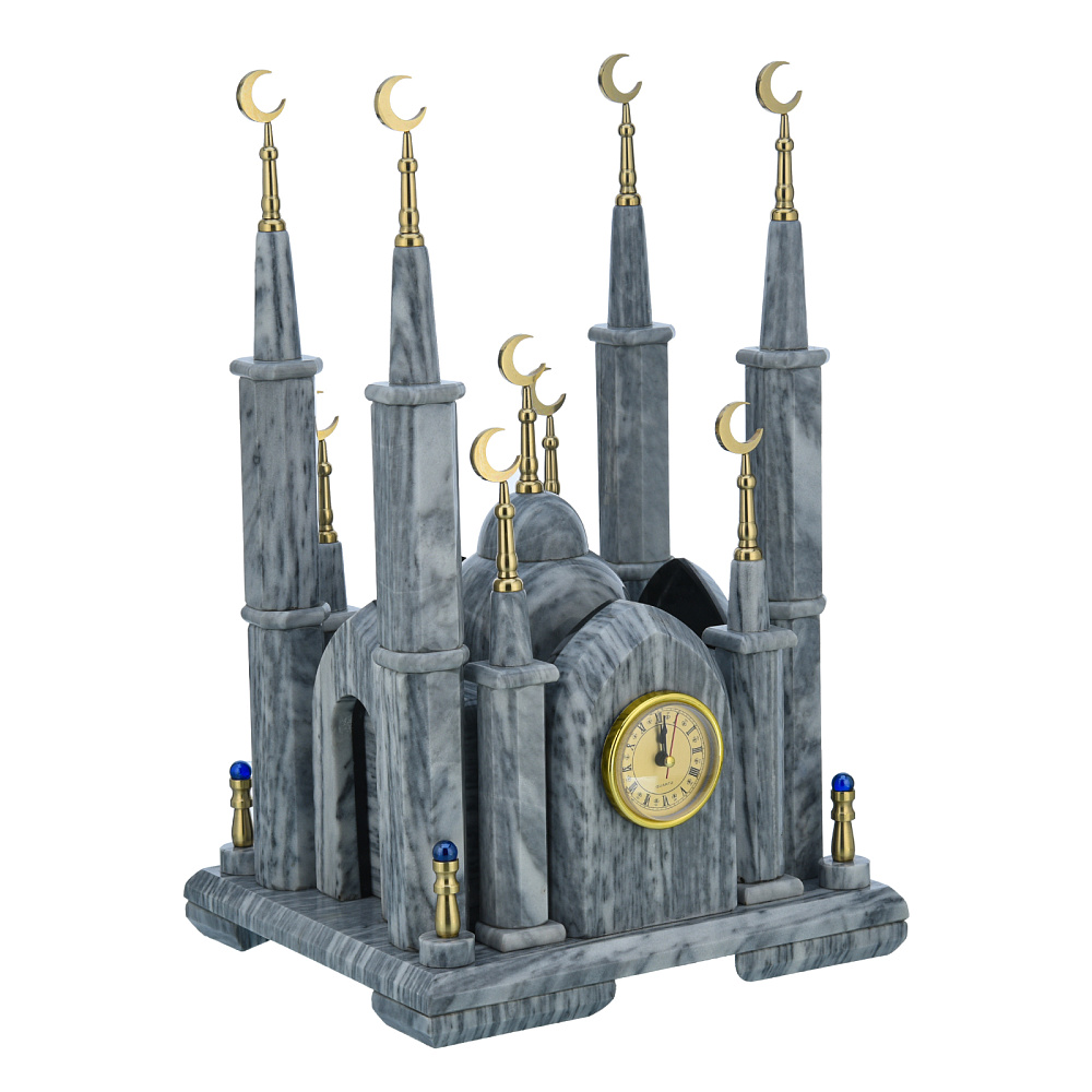 Часы настольные из натурального камня «Мечеть» - интернет магазин Русь Велика я фото 1