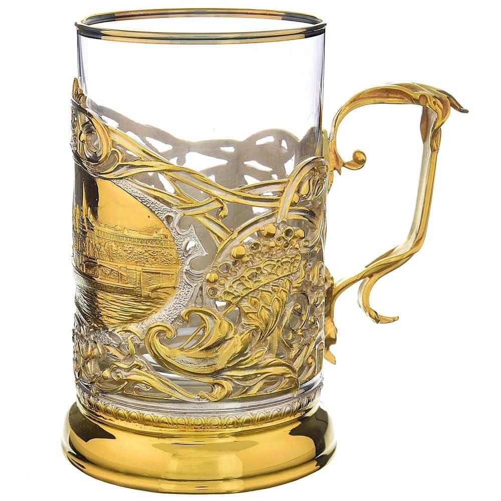 Подстаканник литой «Москва» с покрытием - интернет магазин Русь Велика я фото 1