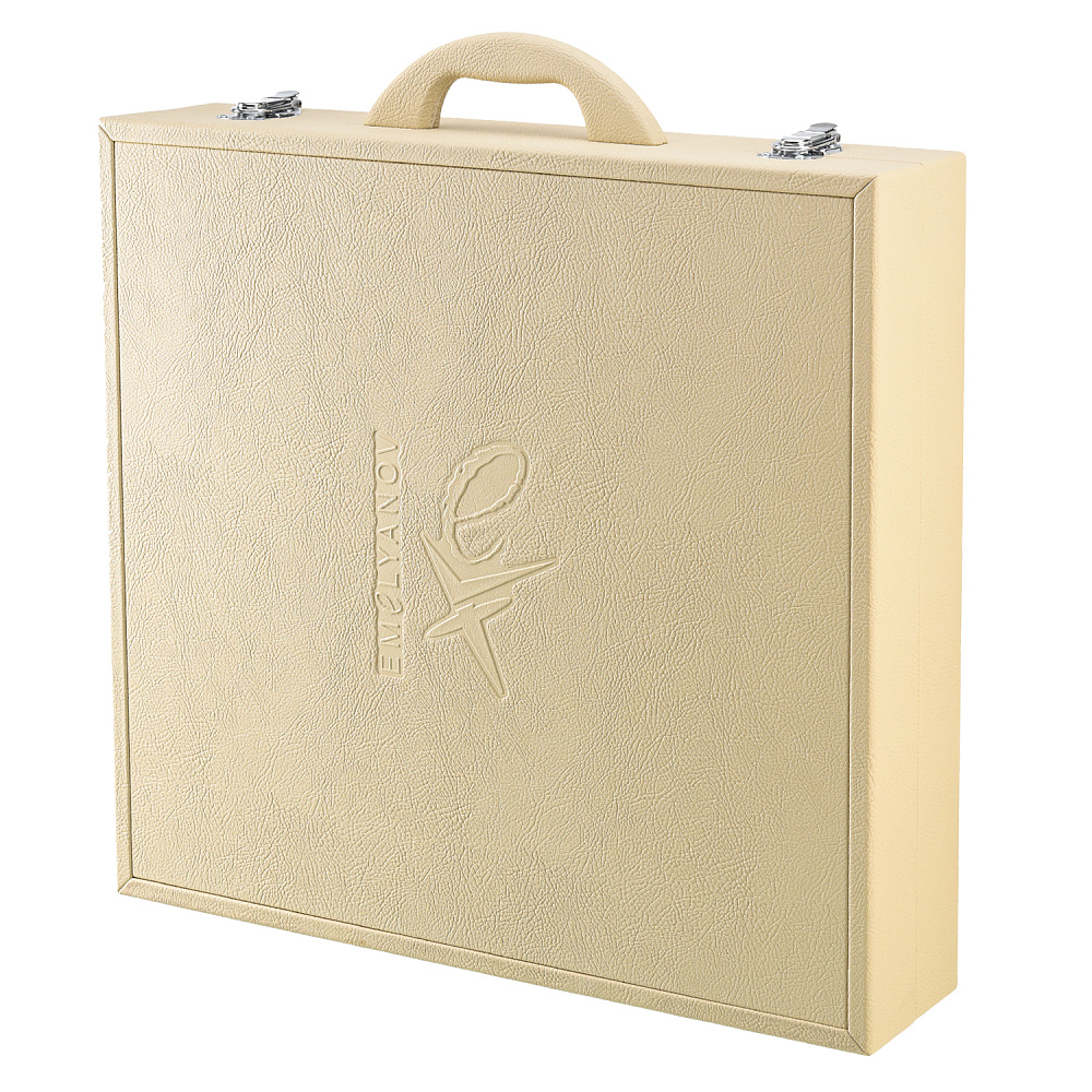 Шахматы из карельской березы с фигурами из янтаря 45х45 см - интернет магазин Русь Велика я фото 12