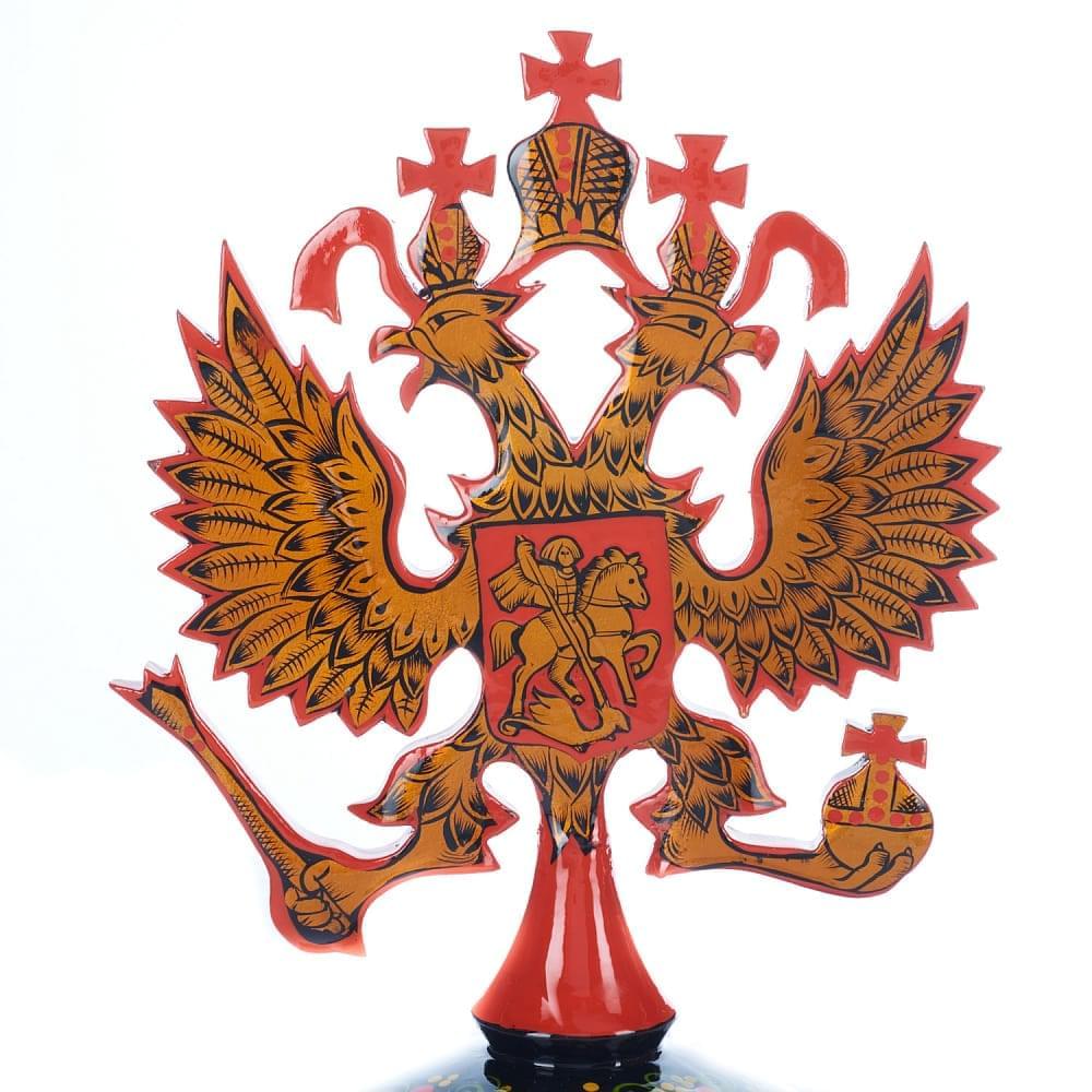 Братина «Герб» Хохлома - интернет магазин Русь Велика я фото 4