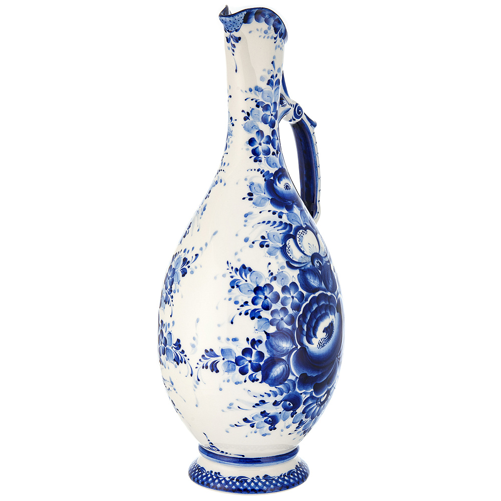 Кувшин фарфоровый «Восток». Гжель - интернет магазин Русь Велика я фото 1