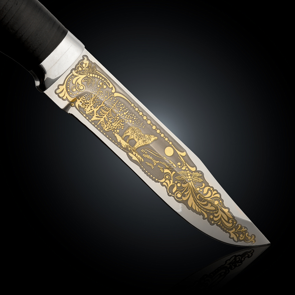 Нож сувенирный «Таежный. Волки». Златоуст - интернет магазин Русь Велика я фото 3