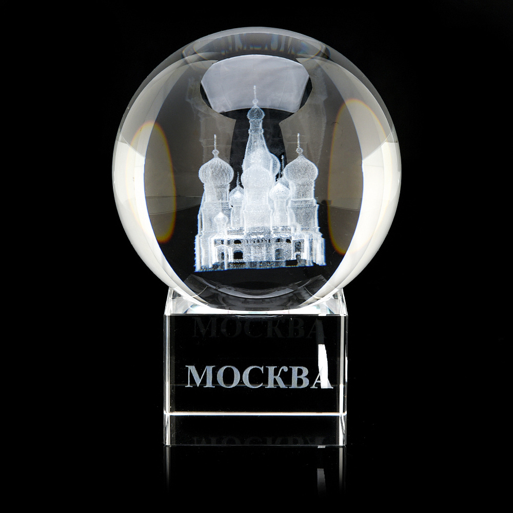 Лазерная графика. Статуэтка «Храм Василия Блаженного» - интернет магазин Русь Велика я 