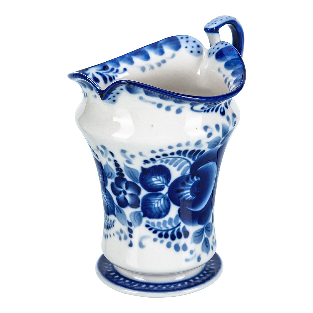 Чайный бокал «Женский». Гжель - интернет магазин Русь Велика я фото 1