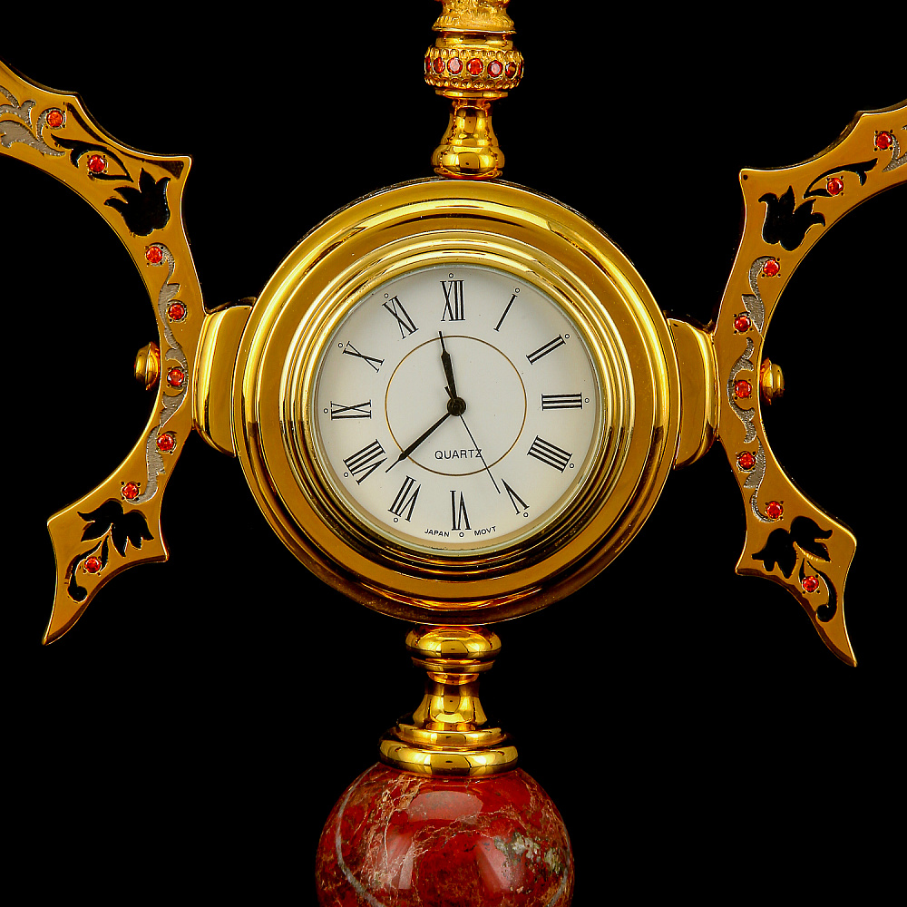 Часы-подсвечник «Архангел». Златоуст - интернет магазин Русь Велика я фото 4