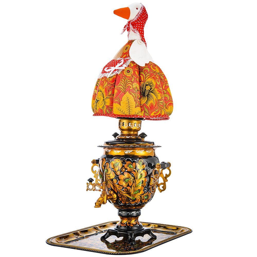 Грелка на чайник «Гусочка Хохлома» - интернет магазин Русь Велика я фото 2