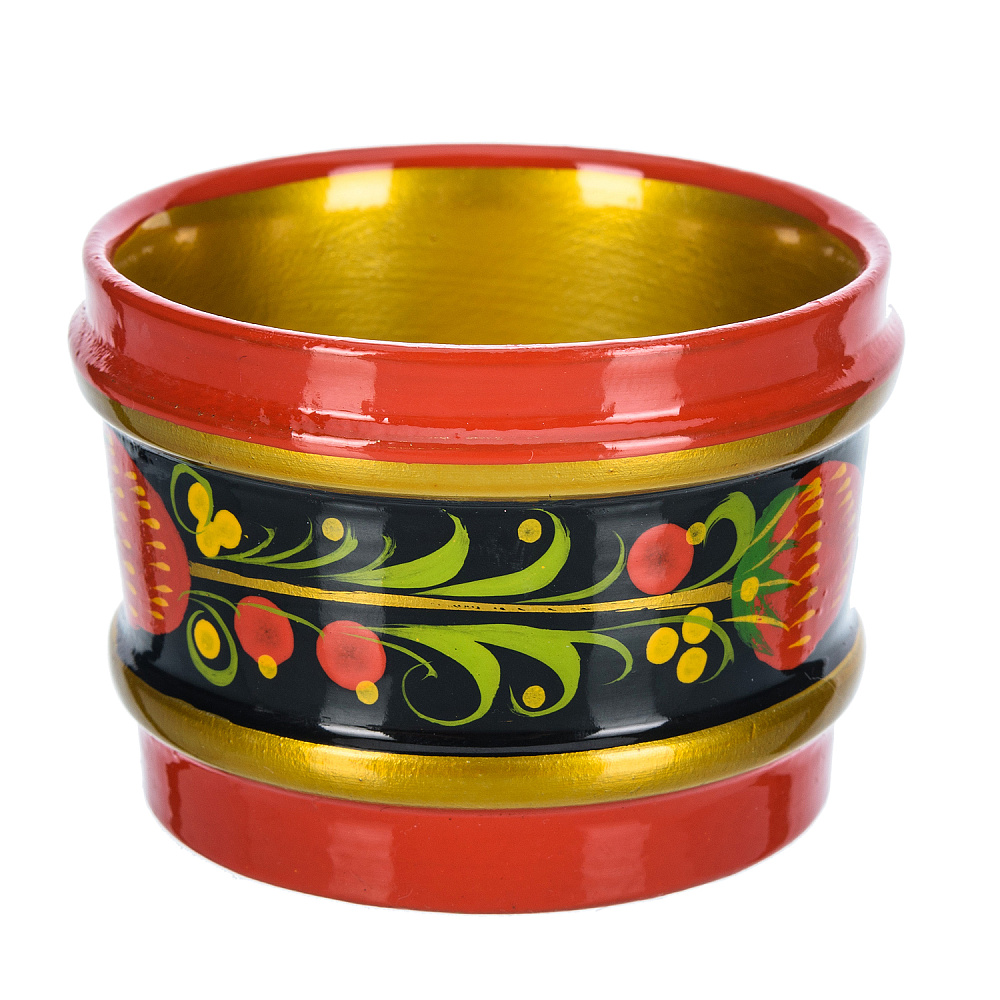 Солонка «Ягоды». Хохлома - интернет магазин Русь Велика я фото 2