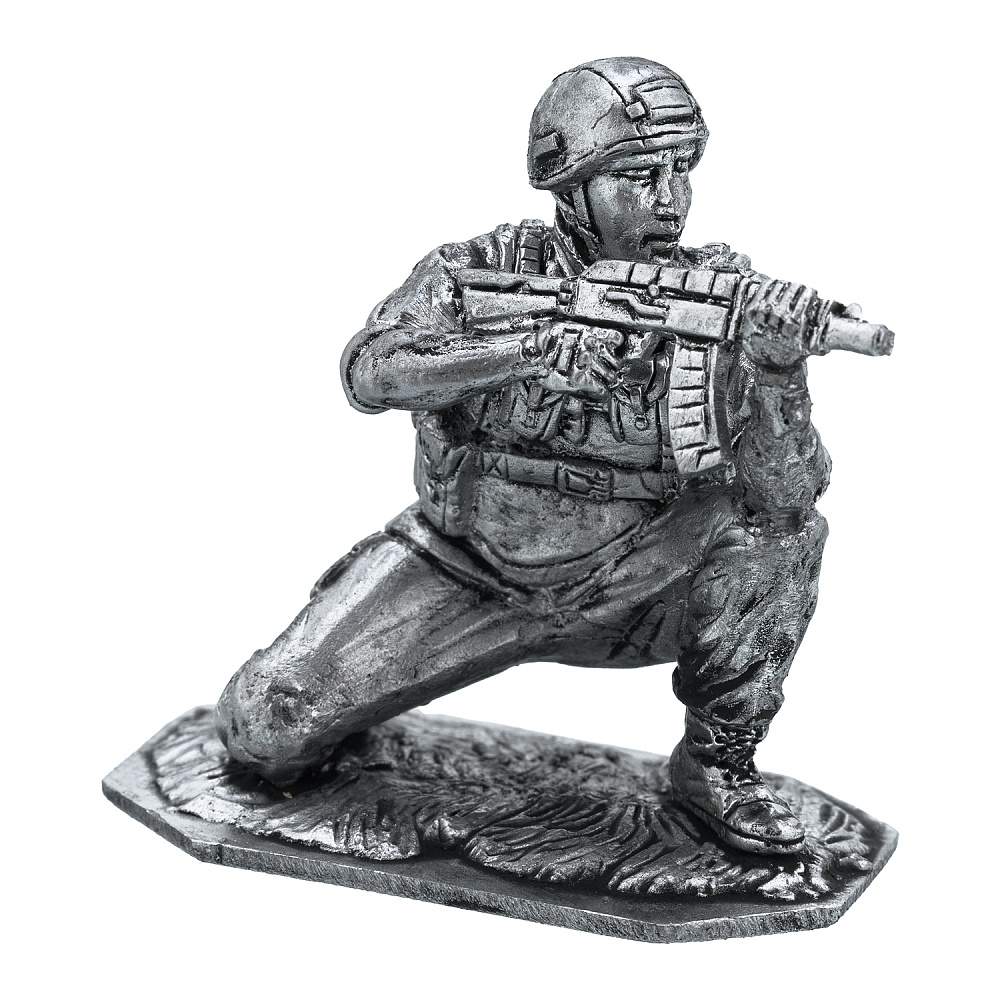 Оловянная миниатюра «Вежливый морпех» - интернет магазин Русь Велика я 