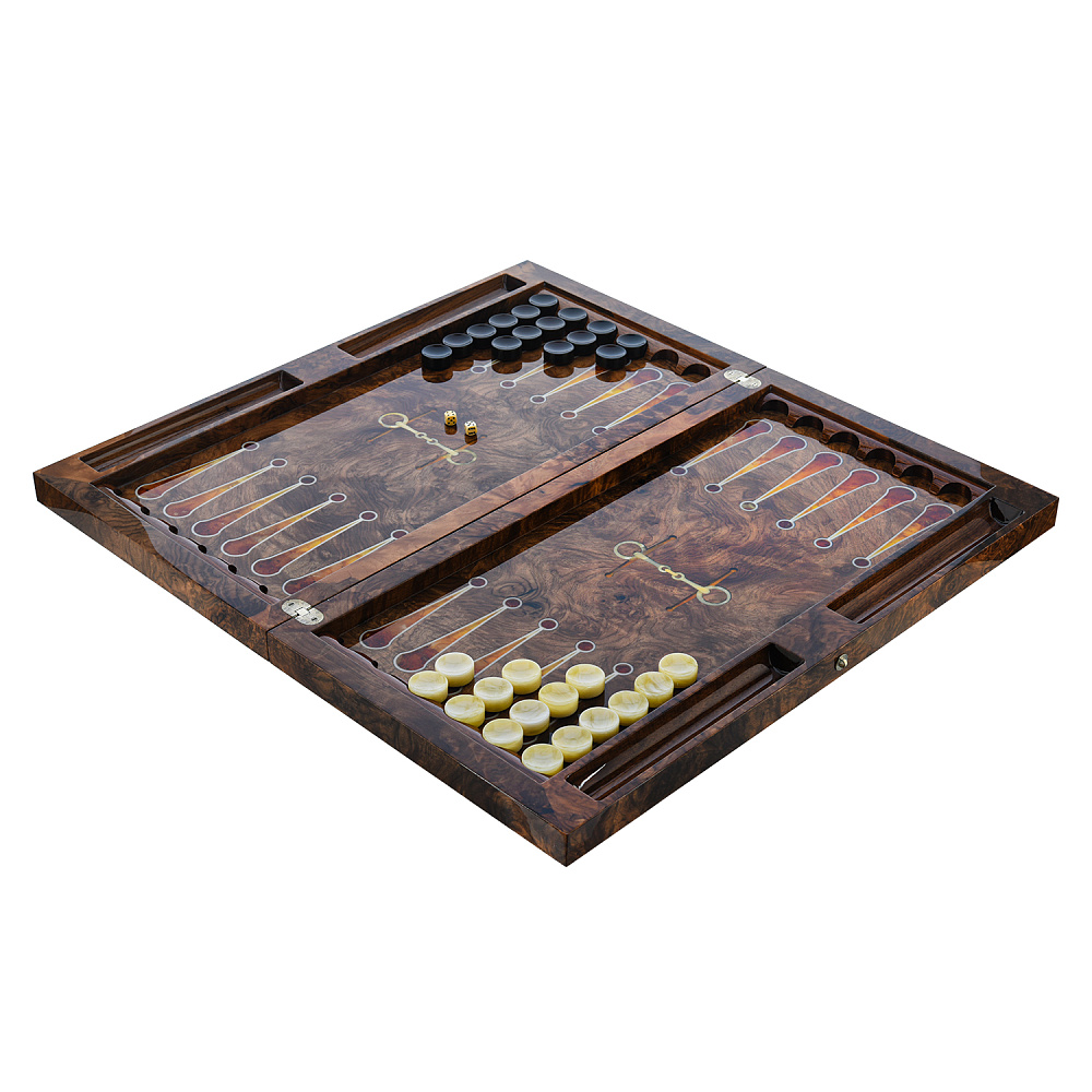 Нарды янтарные «Конь» 60х30 см - интернет магазин Русь Велика я фото 3