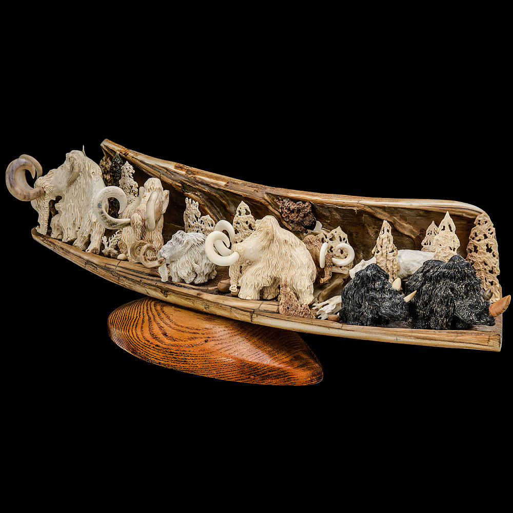 Скульптура из бивня мамонта «Ледниковый период» - интернет магазин Русь Велика я фото 1