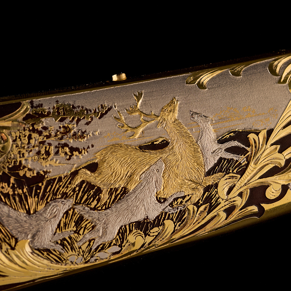 Нож сувенирный «Охота на оленя». Златоуст - интернет магазин Русь Велика я фото 8