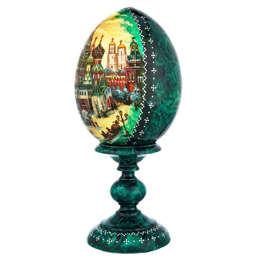 Пасхальное яйцо на подставке «Храм Василия Блаженного» - интернет магазин Русь Велика я фото 3