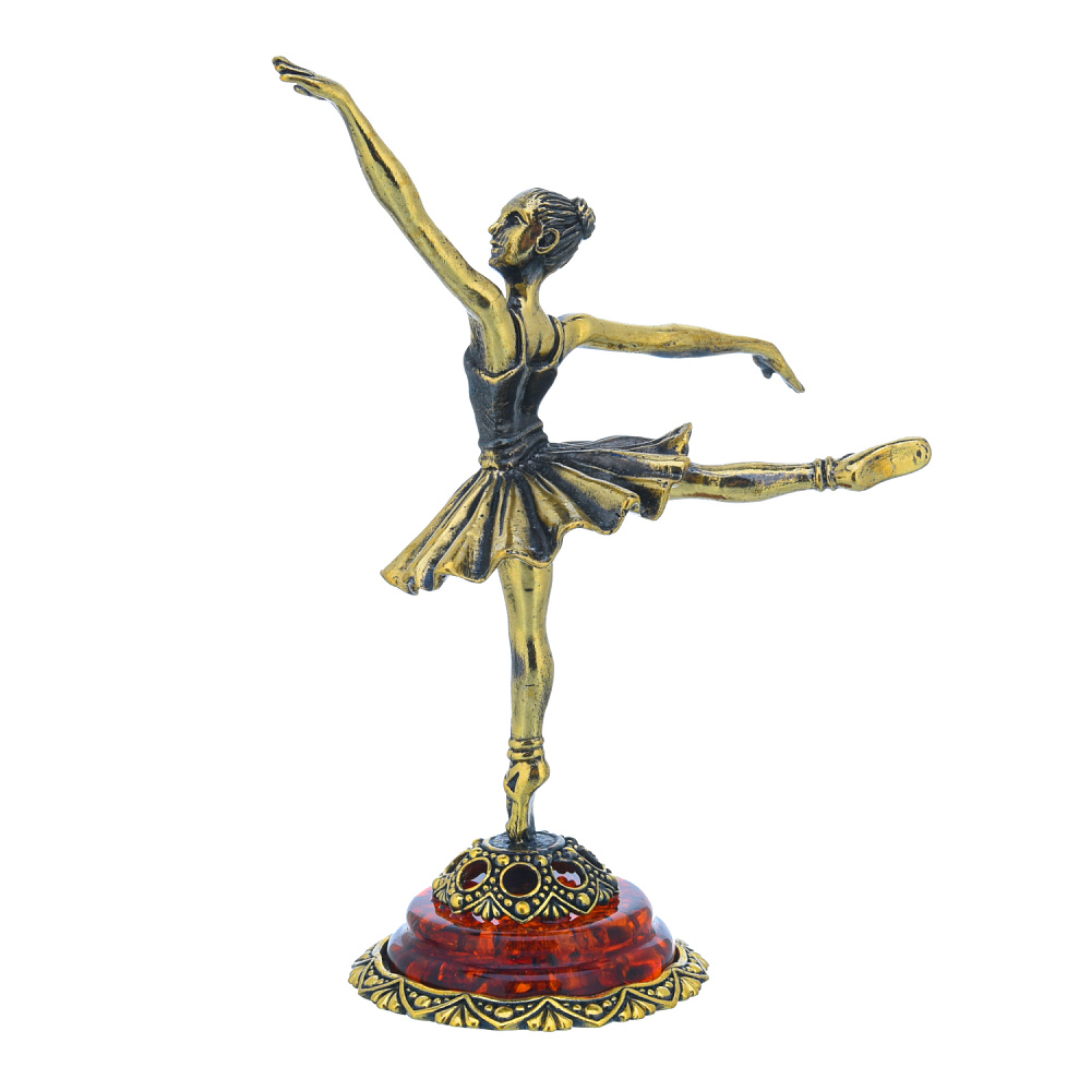 Статуэтка с янтарем «Балерина» - интернет магазин Русь Велика я фото 1