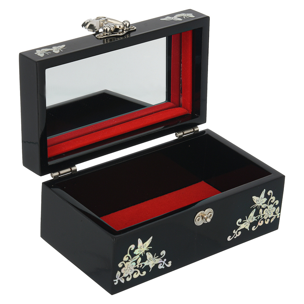 Шкатулка прямоугольная с перламутром - интернет магазин Русь Велика я фото 1