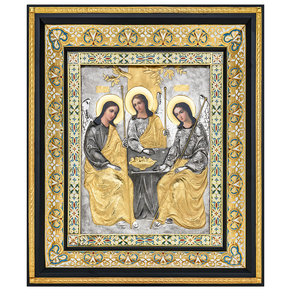 Икона «Троица» 40х46 см - интернет магазин Русь Велика я 