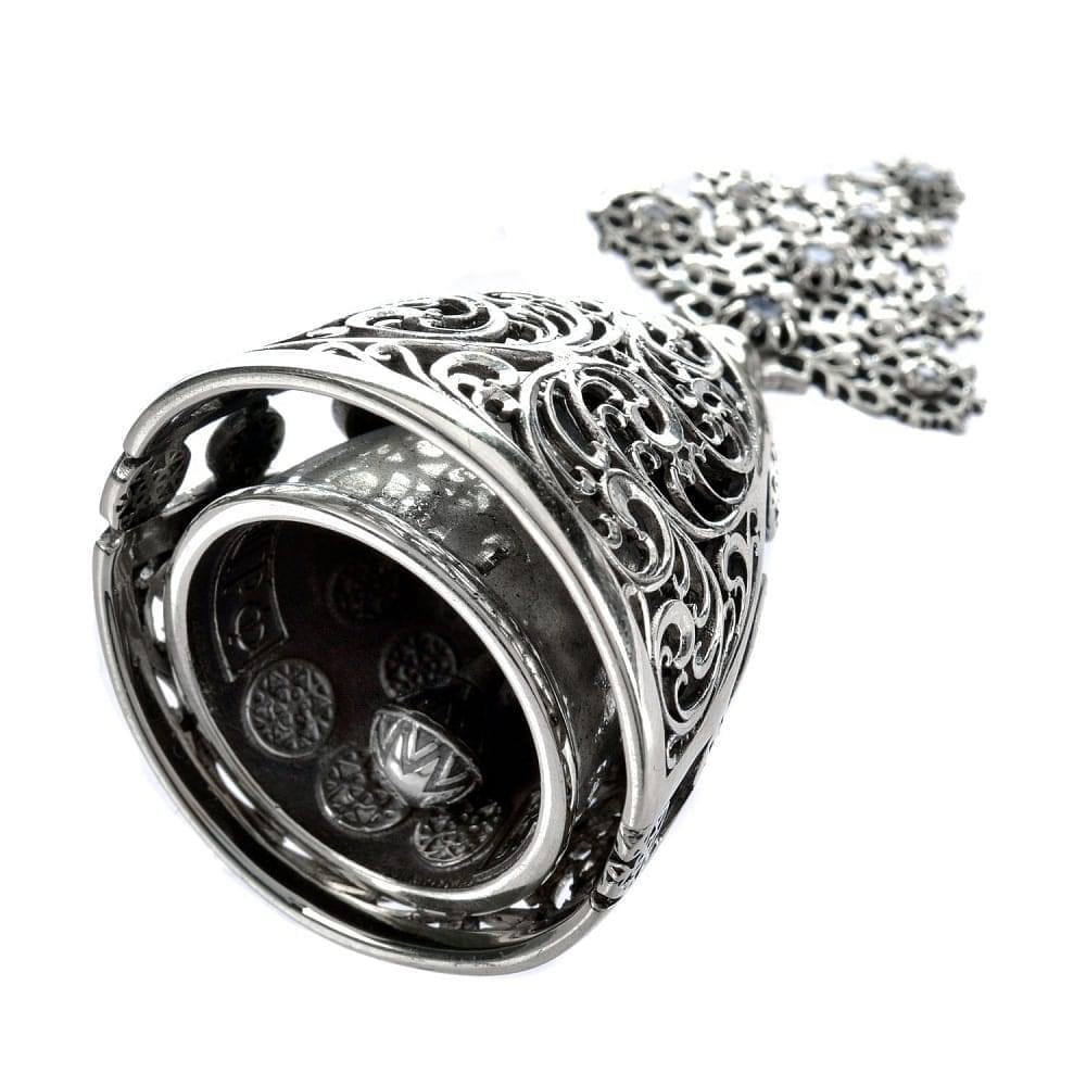 Бронзовый колокольчик «Морозный узор» - интернет магазин Русь Велика я фото 2