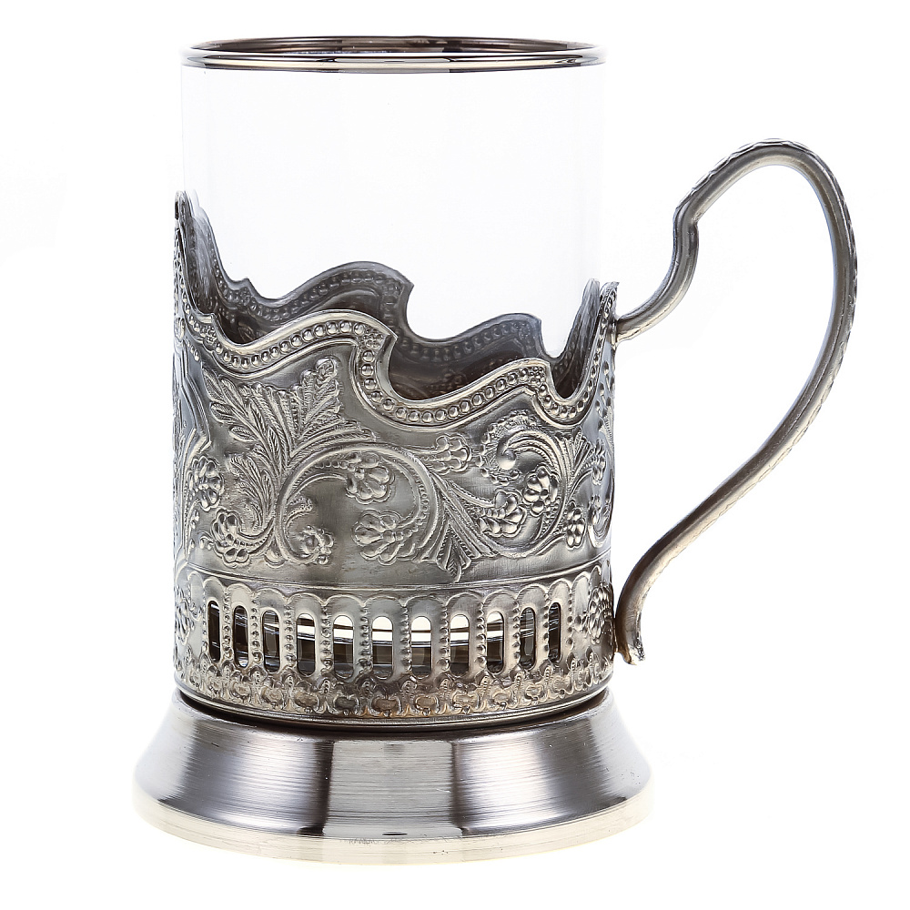 Подстаканник никелированный «9 Мая» - интернет магазин Русь Велика я фото 1