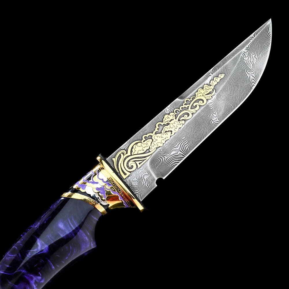 Нож сувенирный с золочением и эмалью. Златоуст - интернет магазин Русь Велика я фото 5