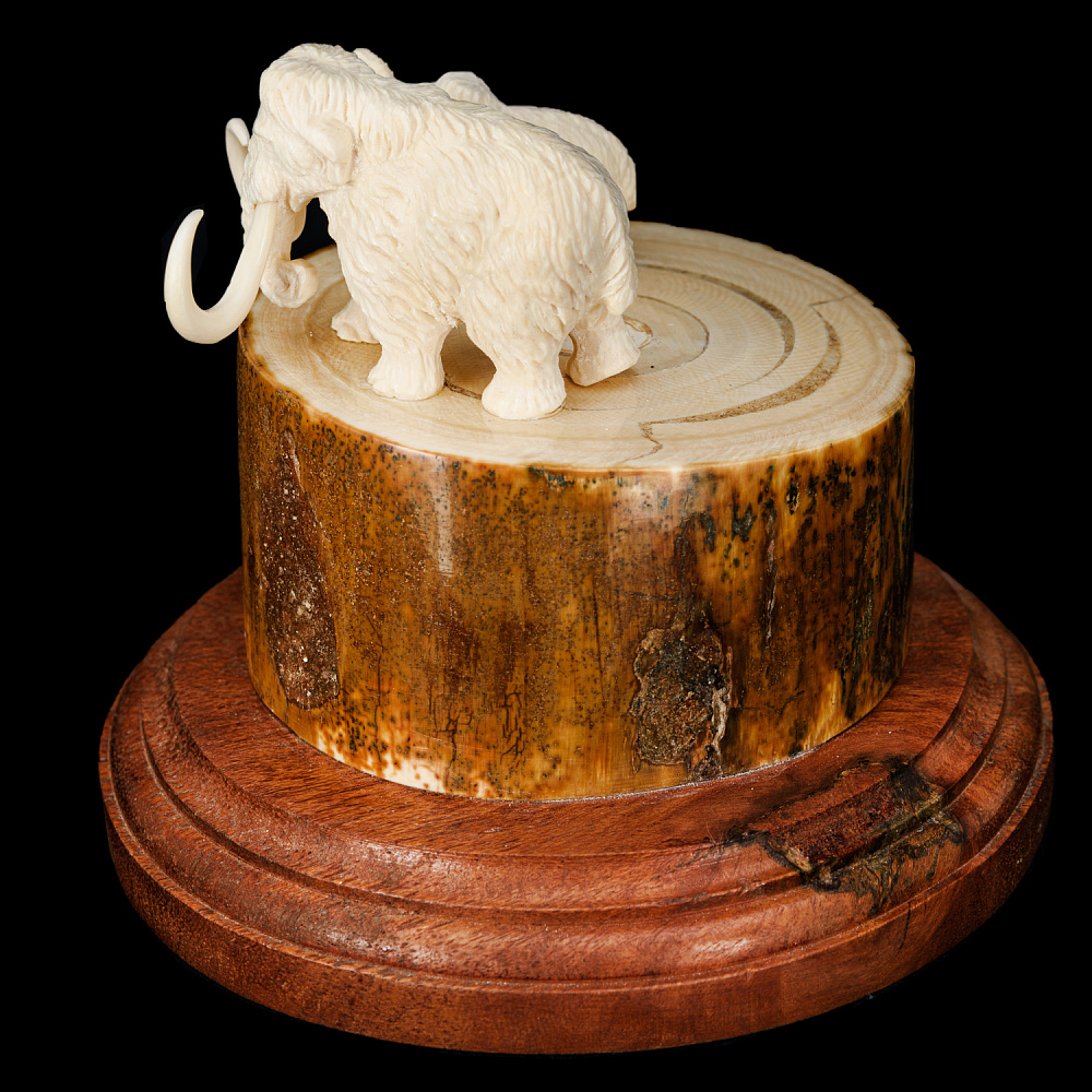Скульптура из бивня мамонта «Мамонты» - интернет магазин Русь Велика я фото 3