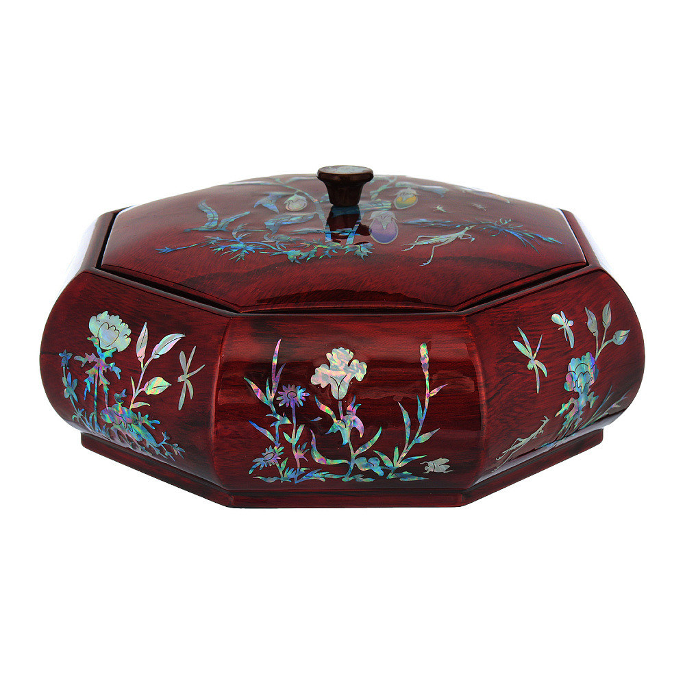 Шкатулка с перламутром «Лето. Баклажаны» - интернет магазин Русь Велика я фото 2